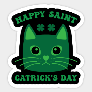 Happy Saint Catrick's Day Sticker